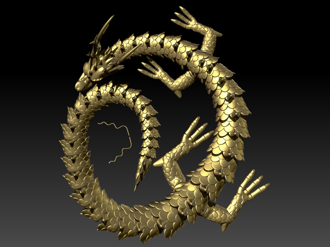 3D file Articulated Dragon - Flexi Oriental Dragon 3D PRINT 🐉 ・3D ...