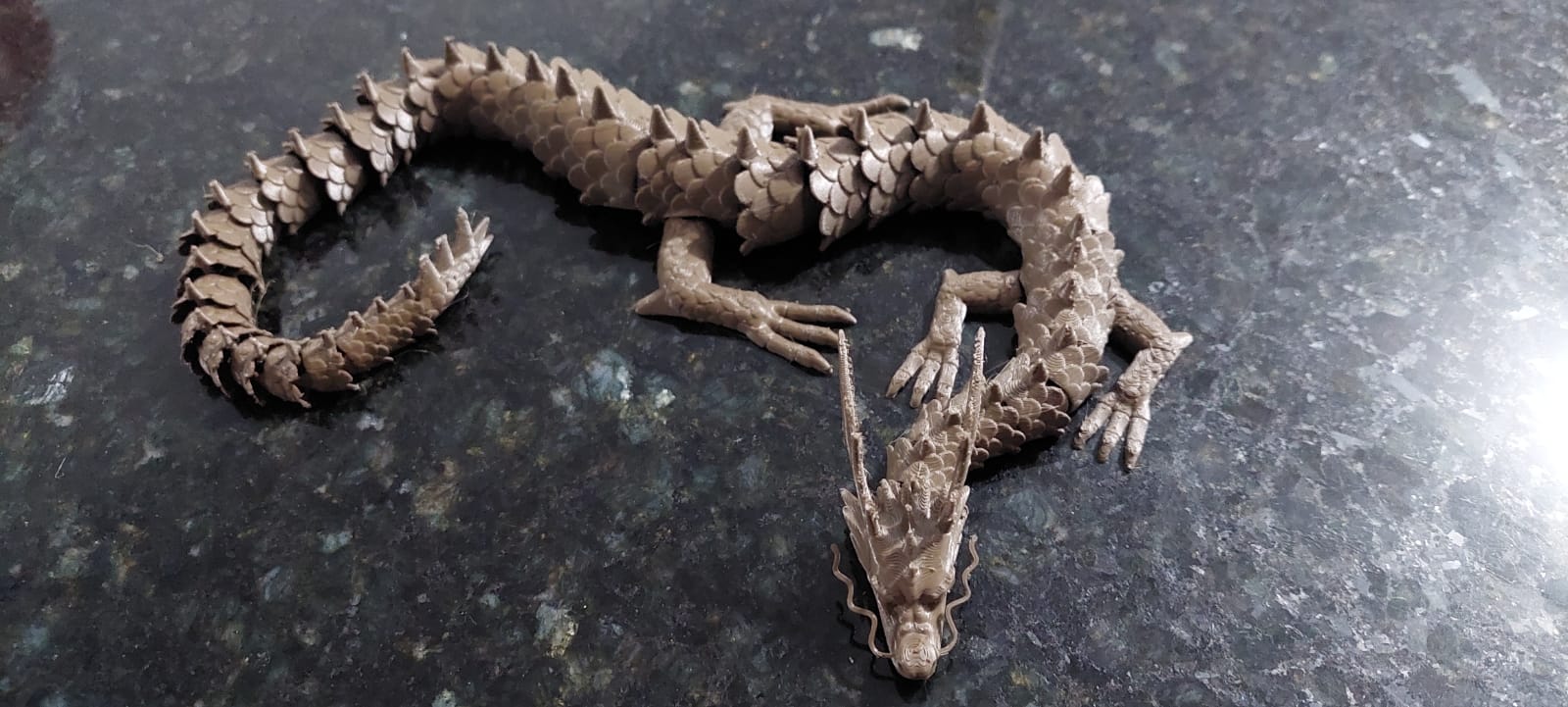 3D file Articulated Dragon - Flexi Oriental Dragon 3D PRINT 🐉 ・3D ...