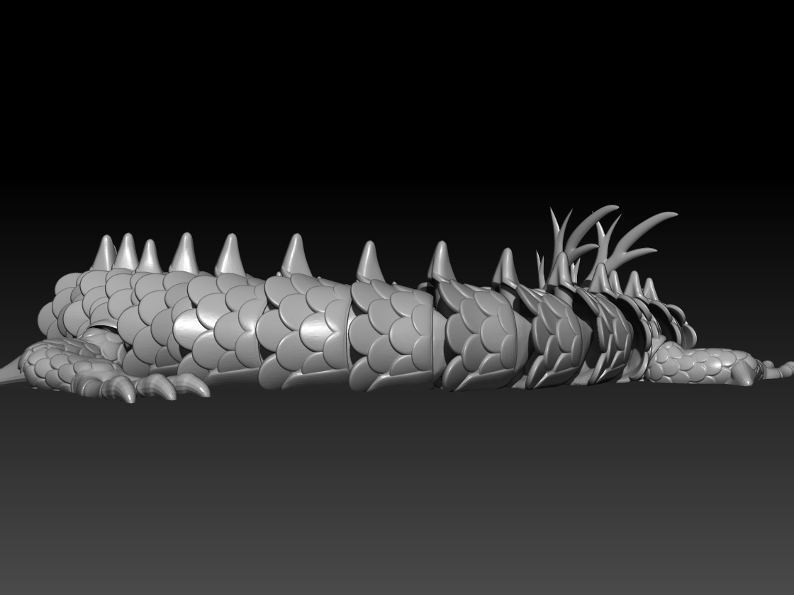 3D file Articulated Dragon - Flexi Oriental Dragon 3D PRINT 🐉 ・3D ...