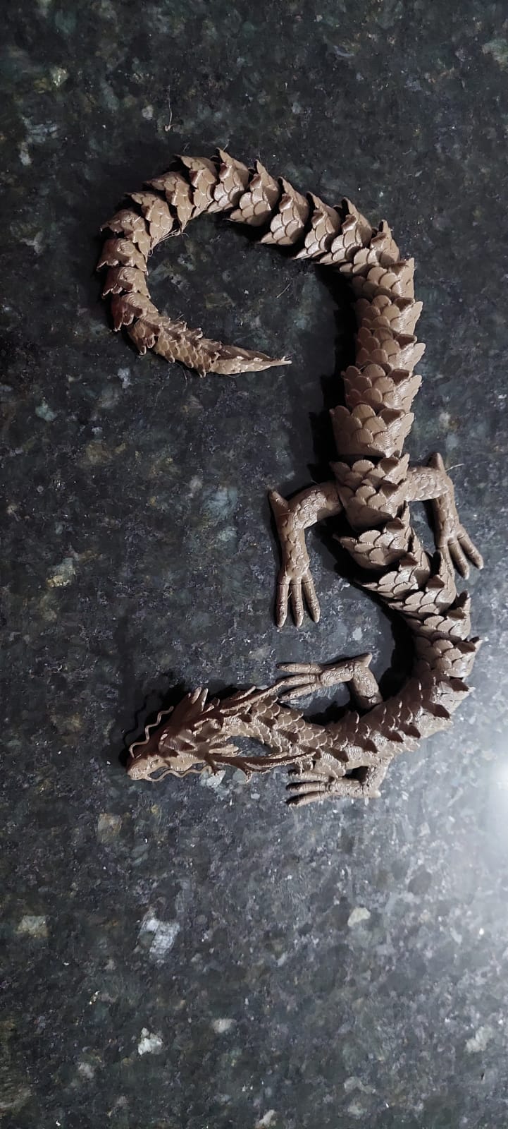 3D file Articulated Dragon - Flexi Oriental Dragon 3D PRINT 🐉 ・3D ...