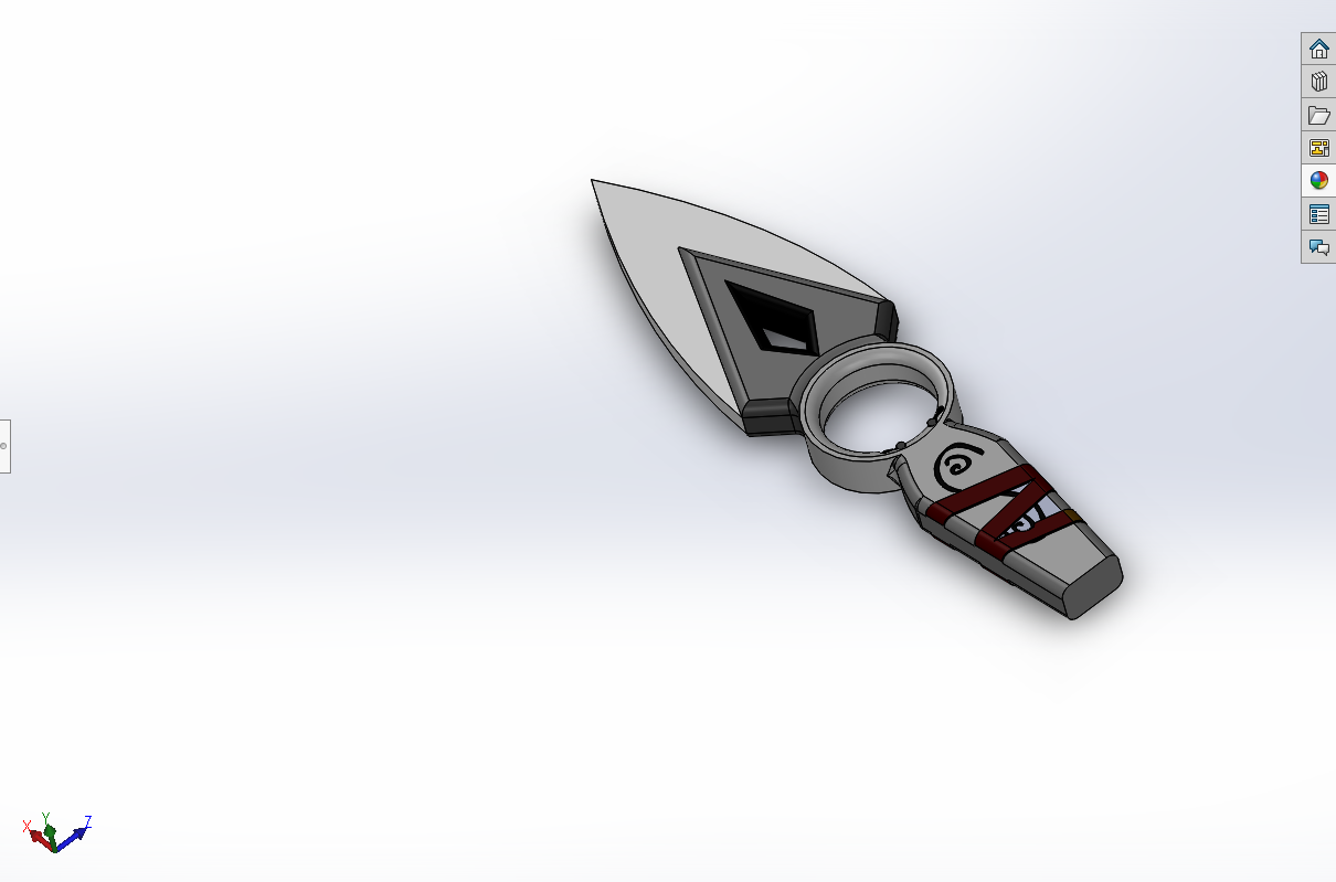 STL file VALORANT JETT KNIFE 🔪 ・Model to download and 3D print・Cults
