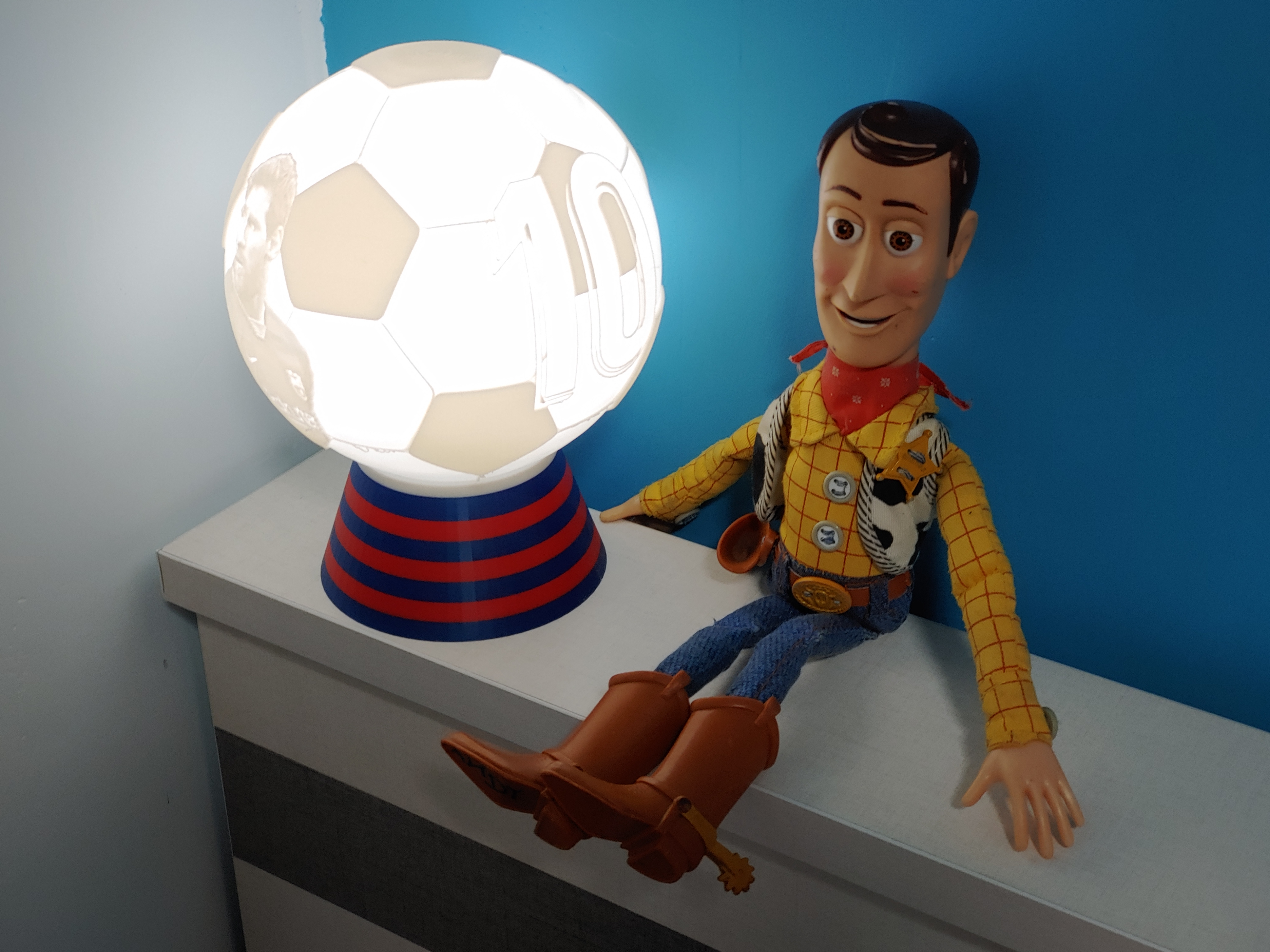 🖼️ Lionel Messi Lithophane・ 3D File for ・Cults