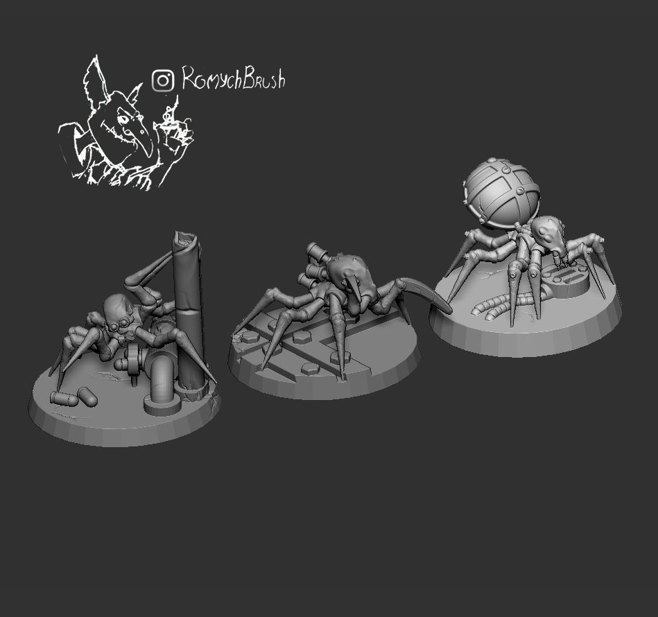 🚐 Cyberarachnids of the Van Saar house・ STL File for ・Cults