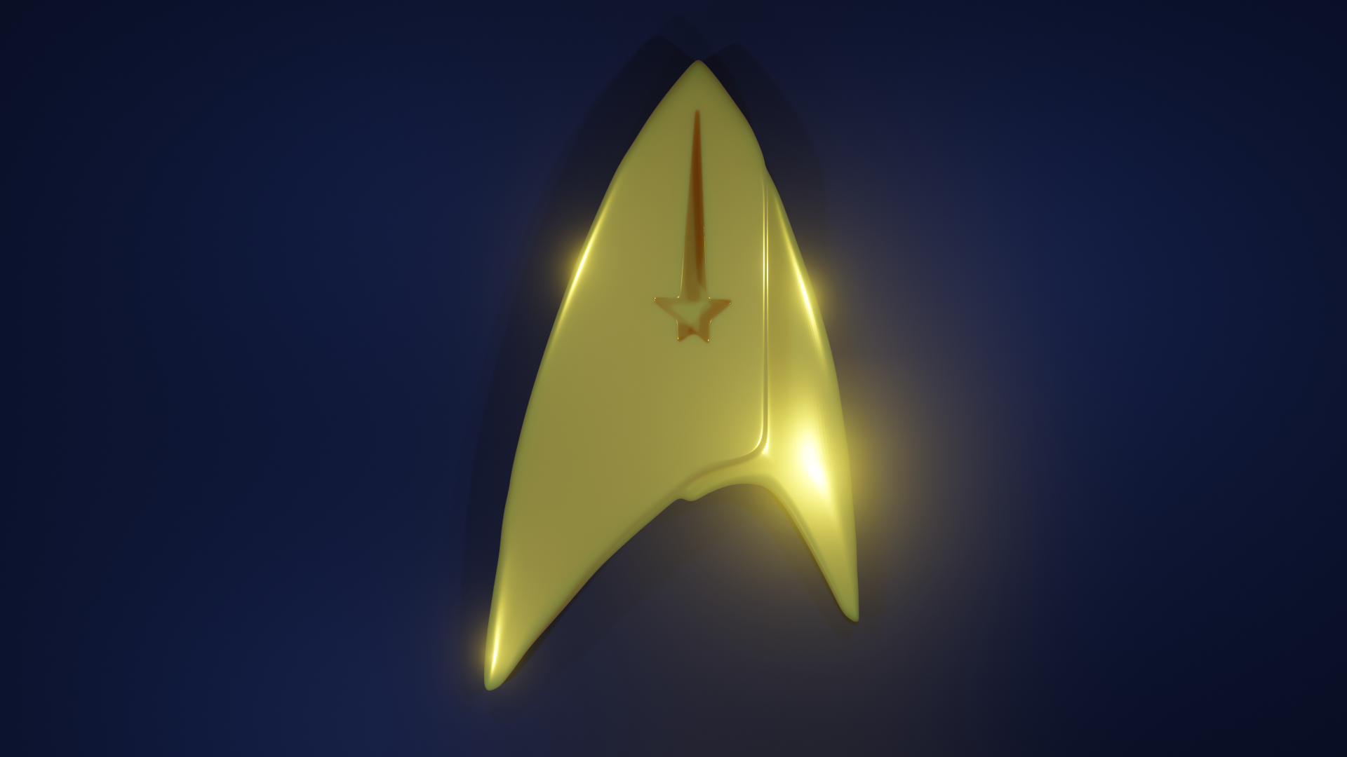 ⭐ Star Trek Badge - Commander・Free STL File for ・Cults