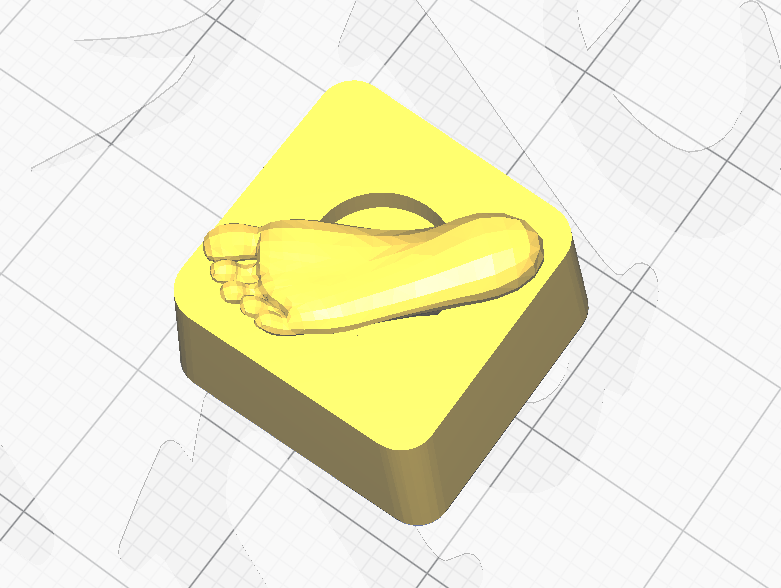 STL file Foot Keycap 3d Print 🦶 (OBJ)・3D printable model to download・Cults