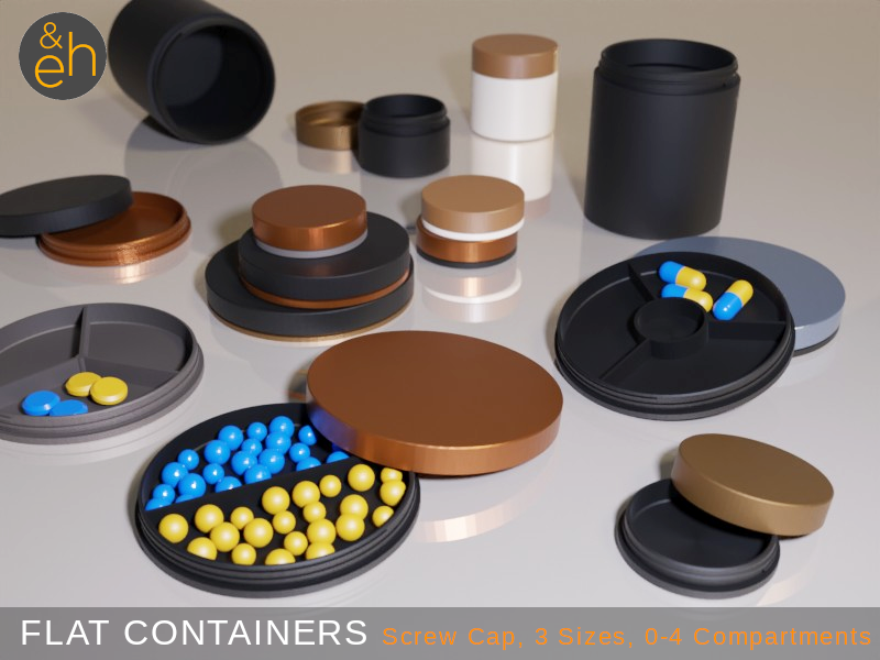 flat tin container