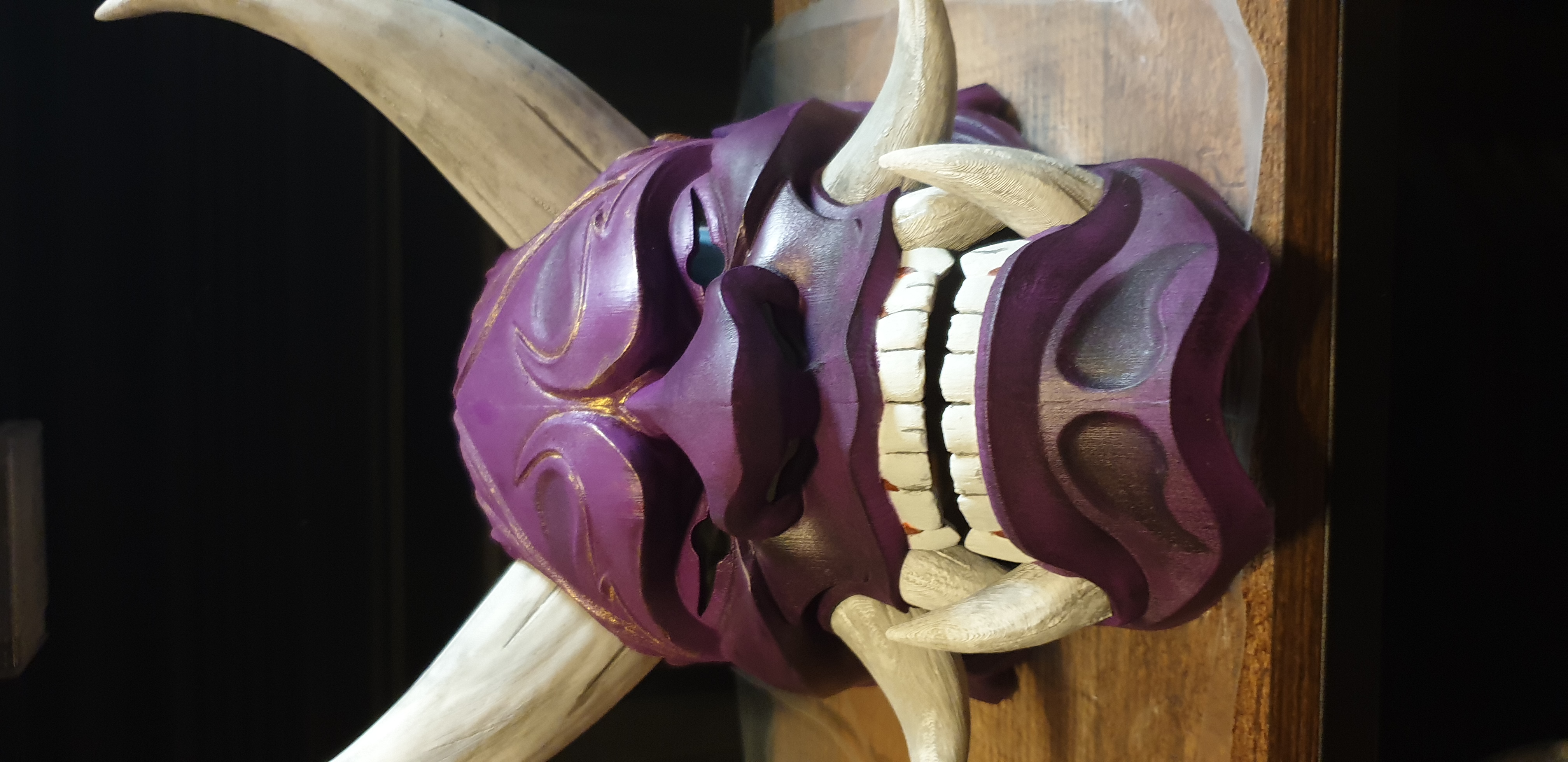 3D print Japanese Hannya Mask Oni Demon Mask Samurai Mask 3D print ...