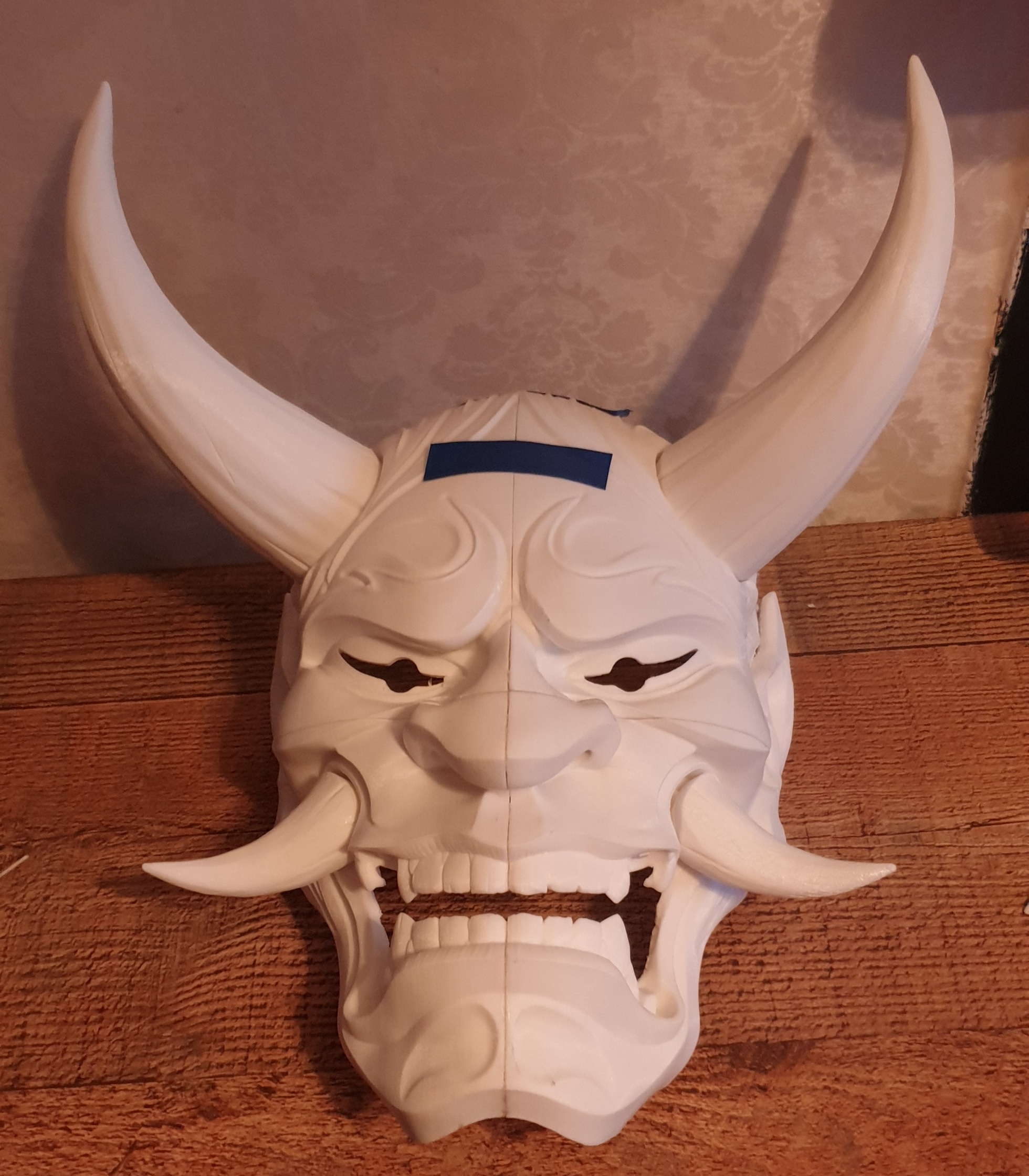 3D print Japanese Hannya Mask Oni Demon Mask Samurai Mask 3D print ...