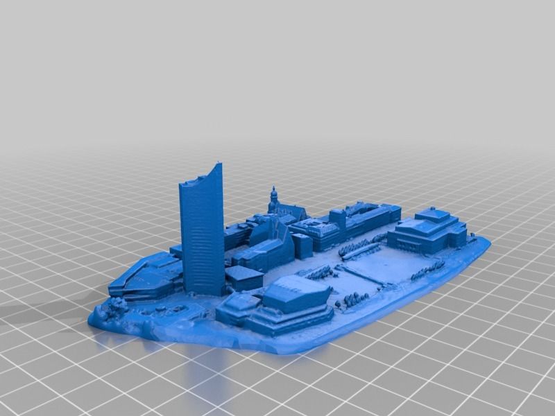 Free STL file City centre - Leipzig - Germany 🏙️ ・3D print object to ...
