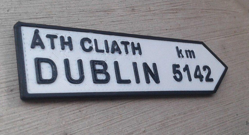 Free 3D file Irish Road Signs 🇮🇪 ・Design to download and 3D print・Cults