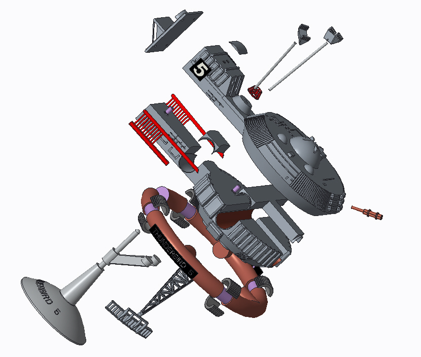 🎲 Thunderbird 5・ STL File for ・Cults