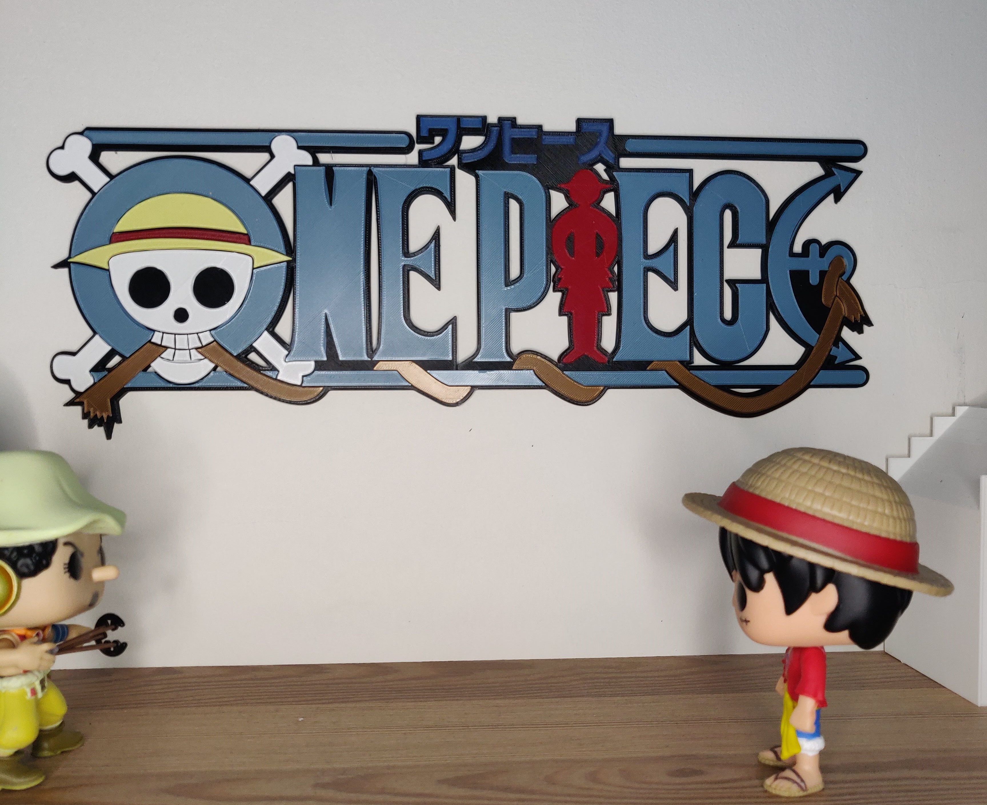 👾 Logo One Piece・ STL File for ・Cults