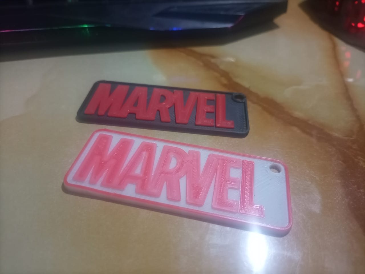 Free STL file MARVEL KEYCHAIN 🗝️ ・Model to download and 3D print・Cults