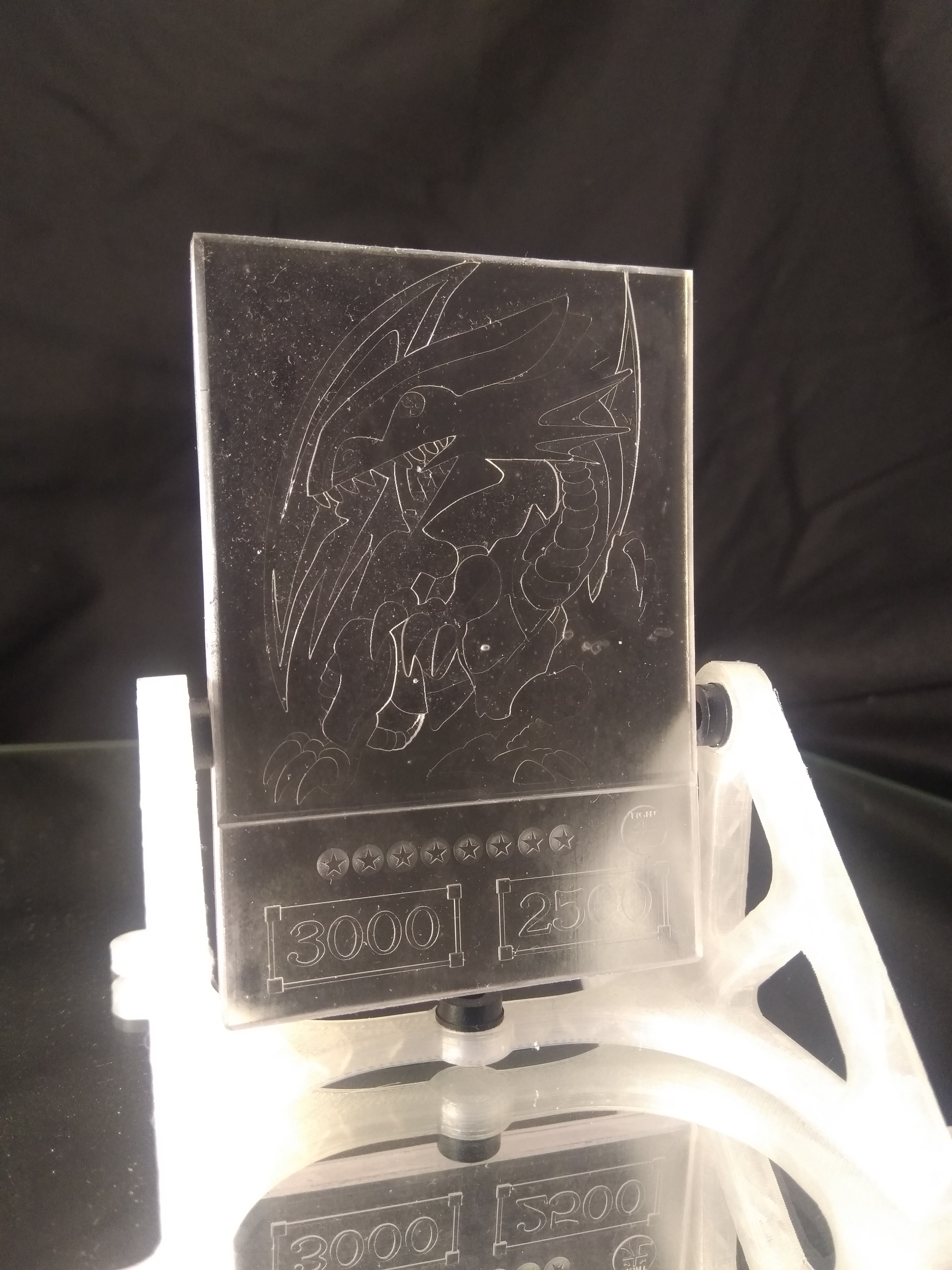 3D Printed Proxy Yugioh Cards - Blue Eyes White Dragon STL File for  Cults