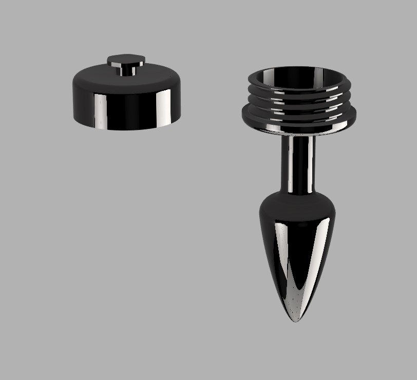 secret anal plug 🔌 Secret Stash Butt Plug・ STL File for ・Cults