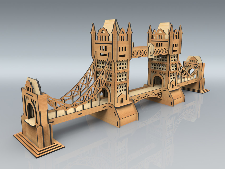 eo4qkry7.jpg Tower Bridge CNC - Laser Cut cdr