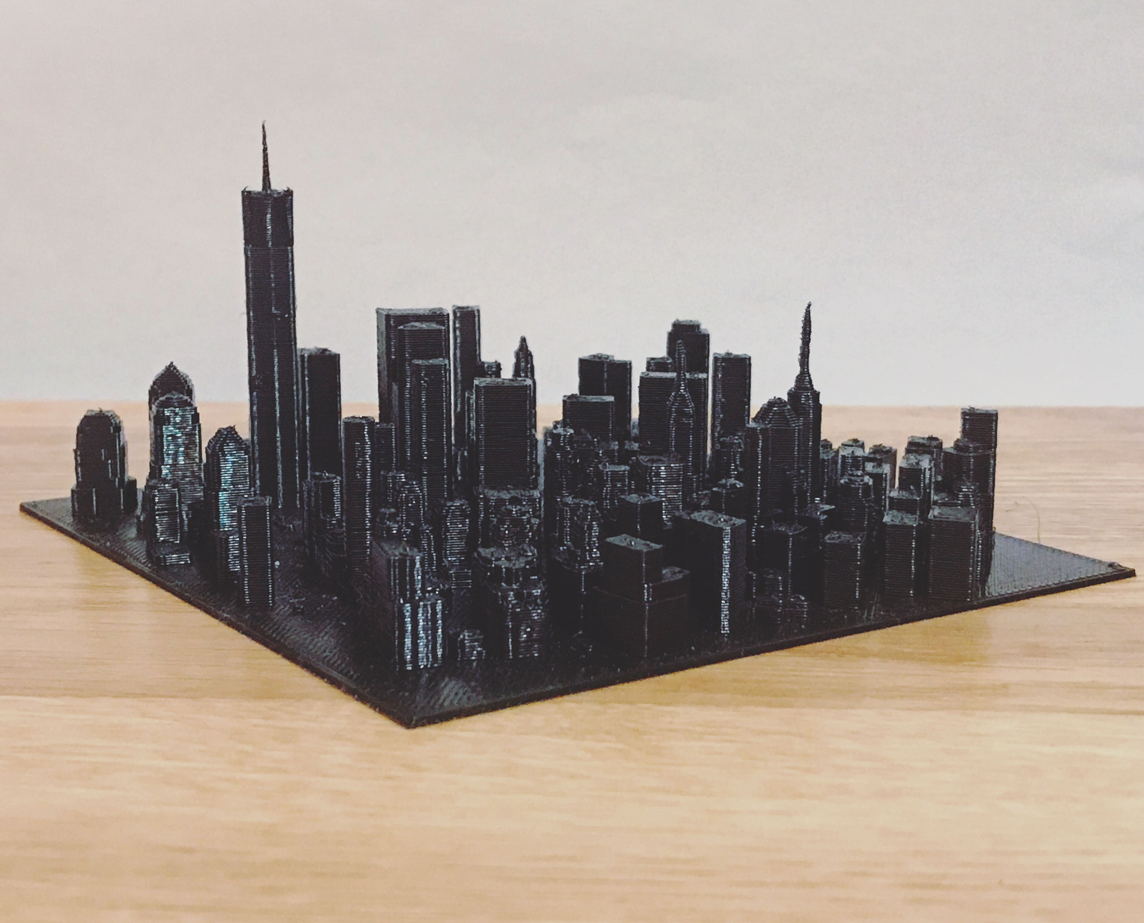 STL file New York City Manhattan Model for 3D Print 🆕・3D printing