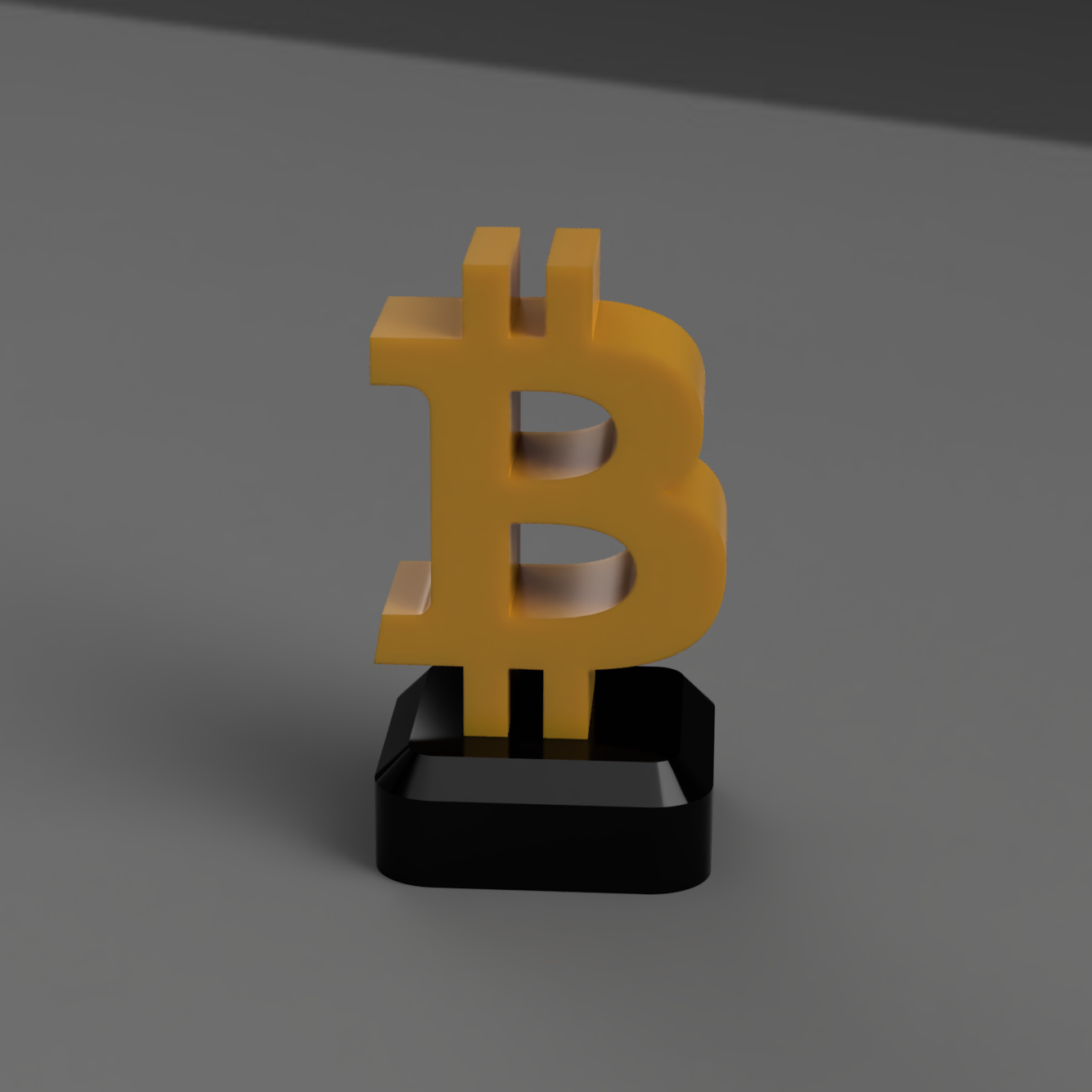 🏢 Bitcoin Logo Desktop・Free STL File for ・Cults