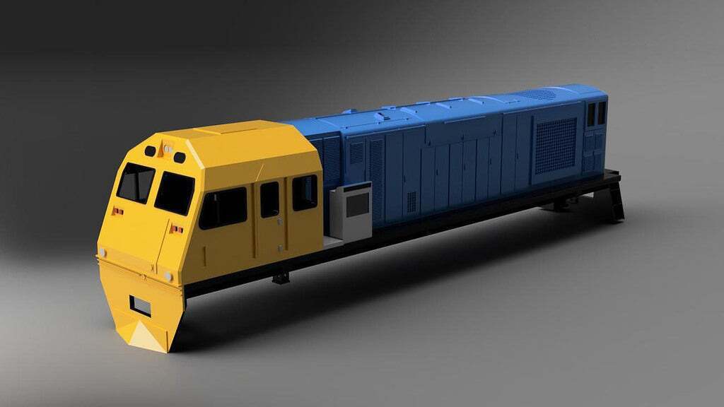 🚂 Tasrail MKA Class Locomotive・Free STL File for ・Cults