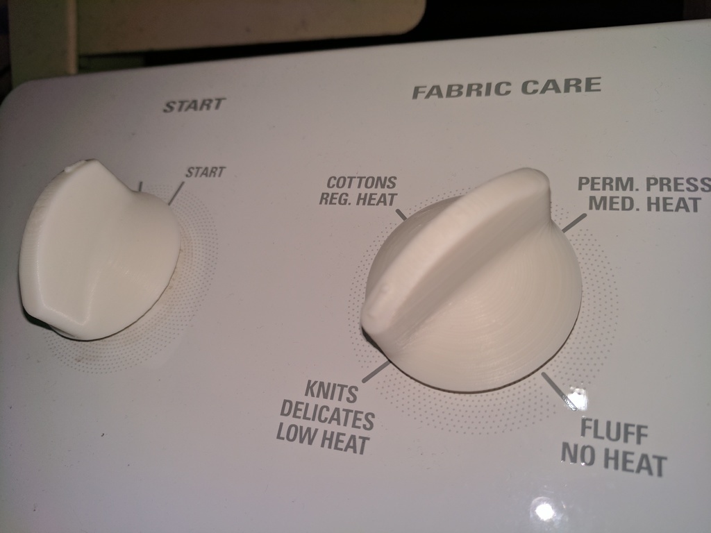 Free 3D file GE DRYER KNOB 🎛️ ・Object to download and to 3D print・Cults
