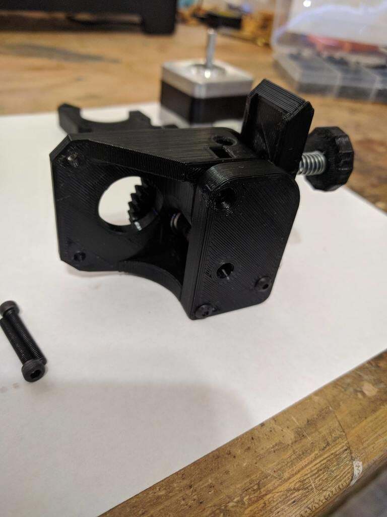 Free STL file Geared Bowden Extruder using Bondtech gears 🔧 (STEP)・3D ...
