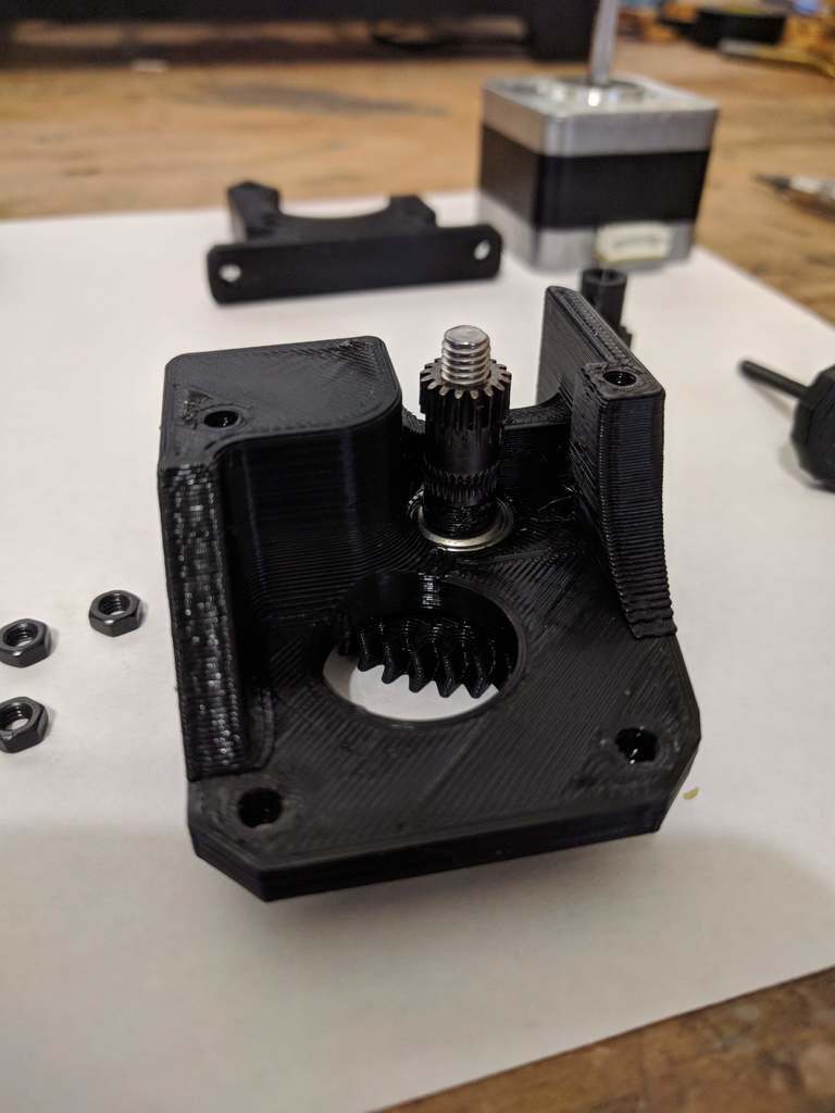Free STL file Geared Bowden Extruder using Bondtech gears 🔧 (STEP)・3D ...