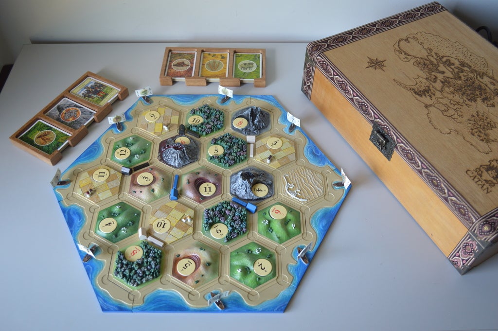 🎲 Catan Seaside Pieces with Ports・Free STL File for 3D printing and CNC ...