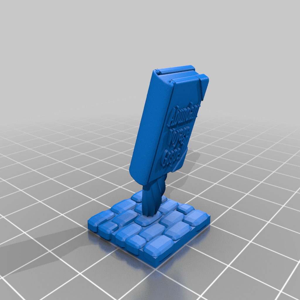 📚 Flying Book Miniature (Spiritual Weapon)・Free STL File for ・Cults