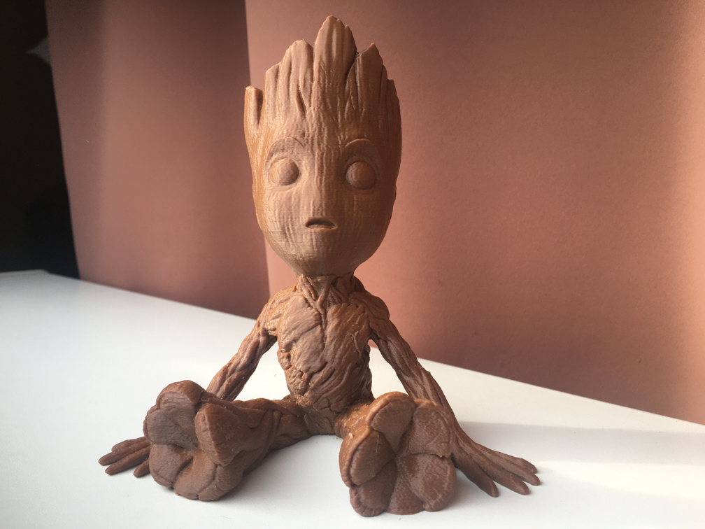 3D print Baby Groot Air Plant Planter・Cults