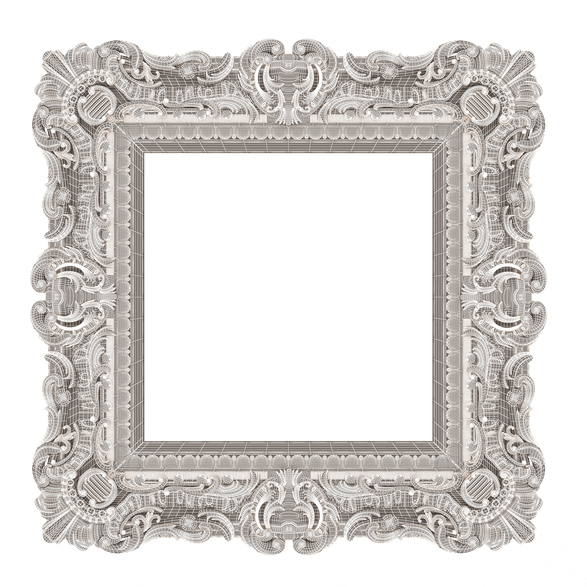 🖼️ Classic Frame 02・ 3D File for ・Cults