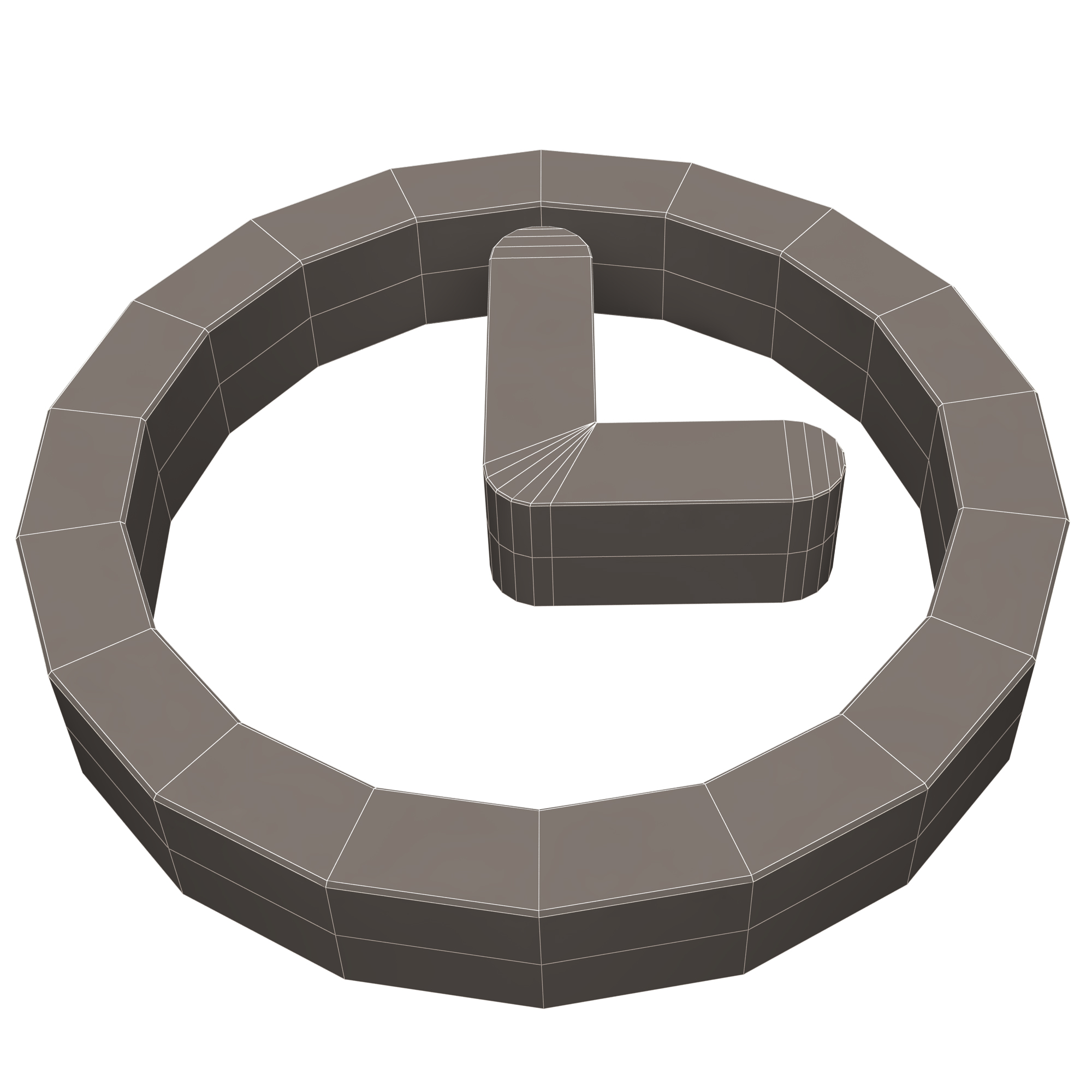 3D file Clock Symbol 🕰️ ・3D printable model to download・Cults