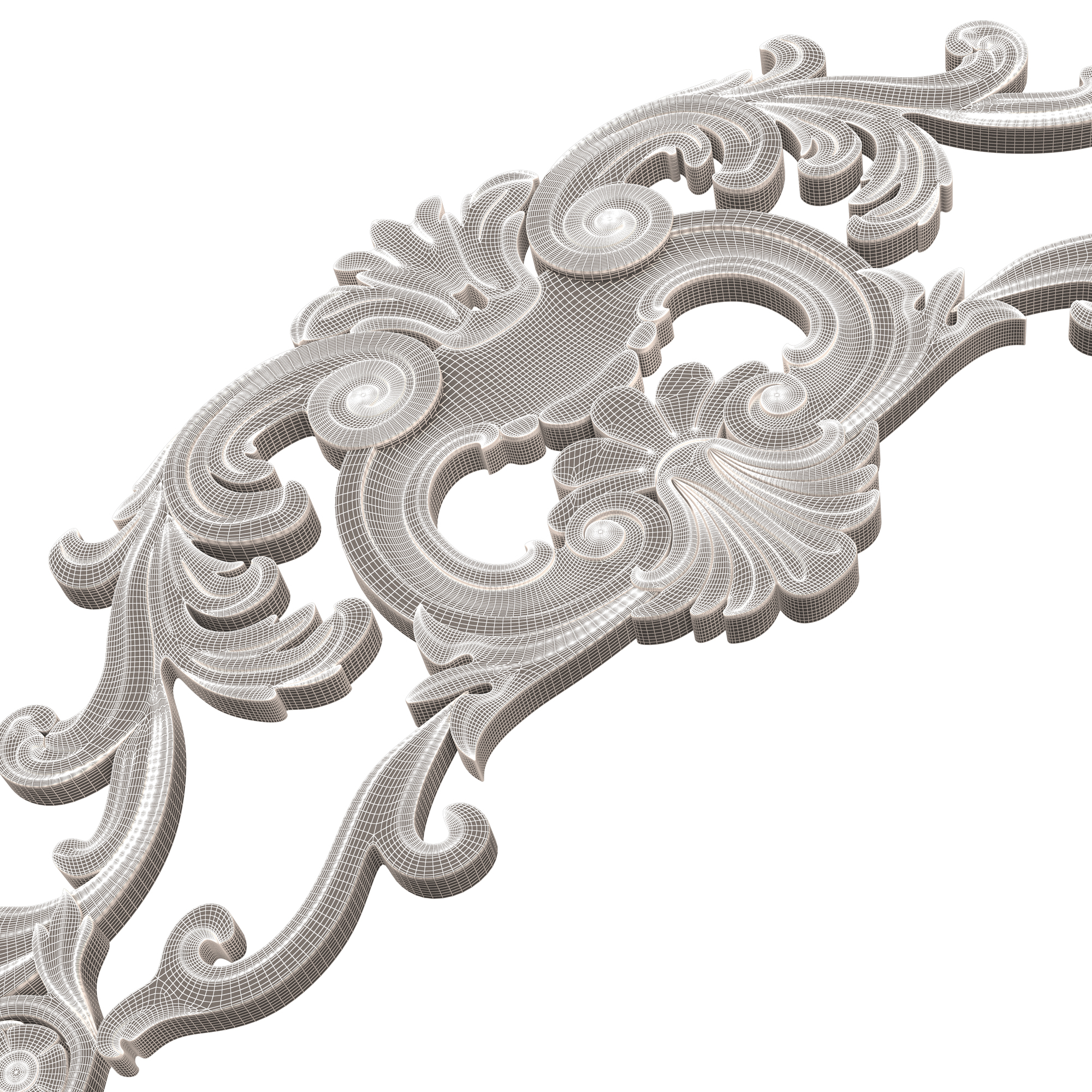3D file Carved Plaster Molding Decoration 08 🏛️ ・Template to download ...