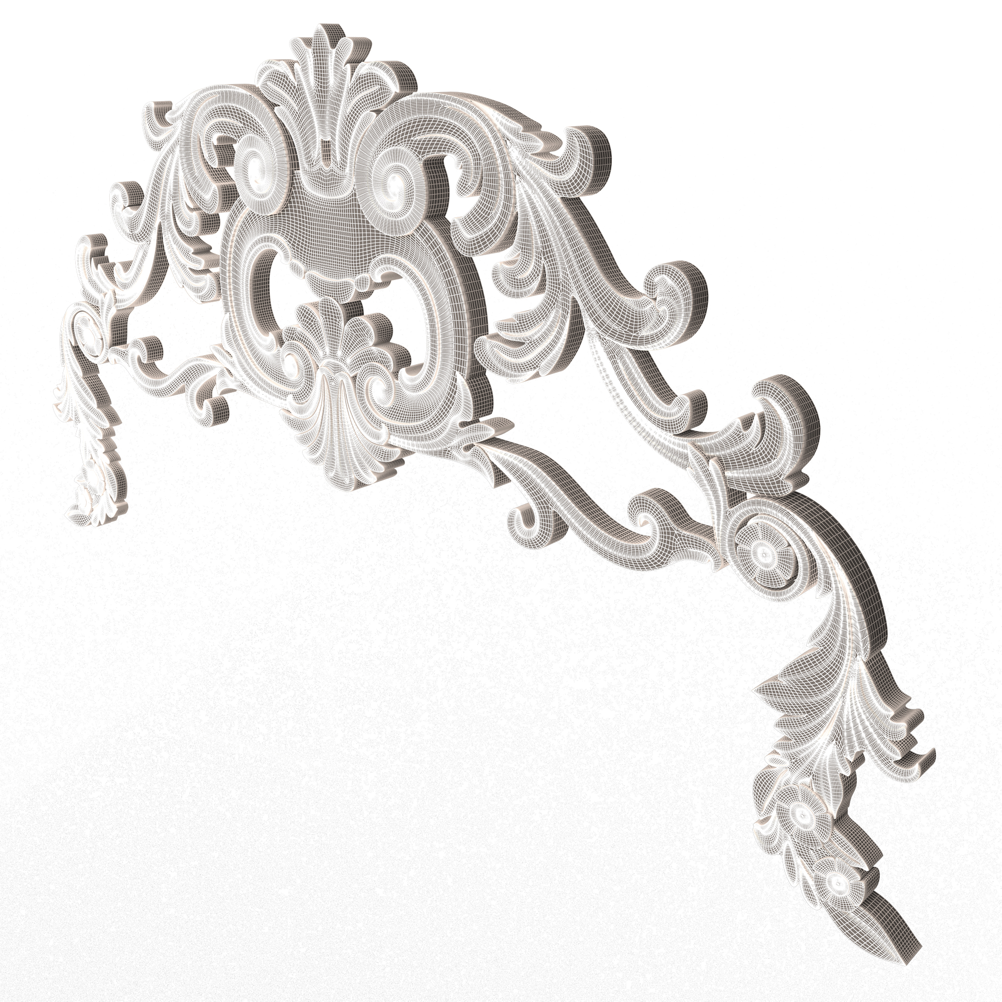 3D file Carved Plaster Molding Decoration 08 🏛️ ・Template to download ...