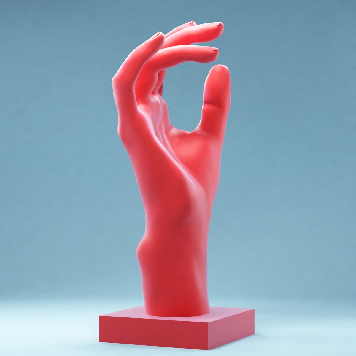 STL file Hand 5: At ease ・Design to download and 3D print・Cults