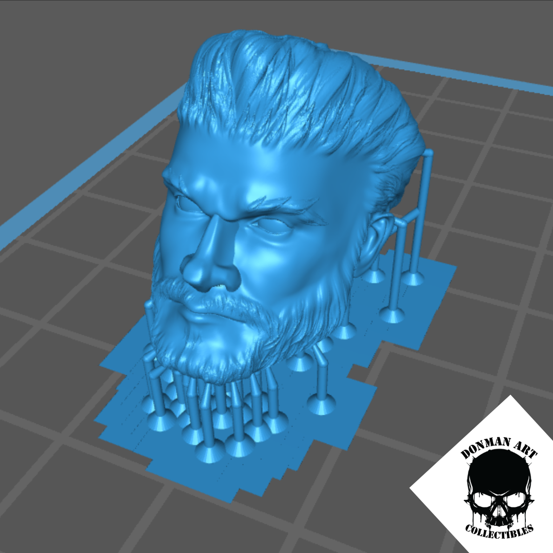The General Head for 6 inch action figures・ STL File for ・Cults