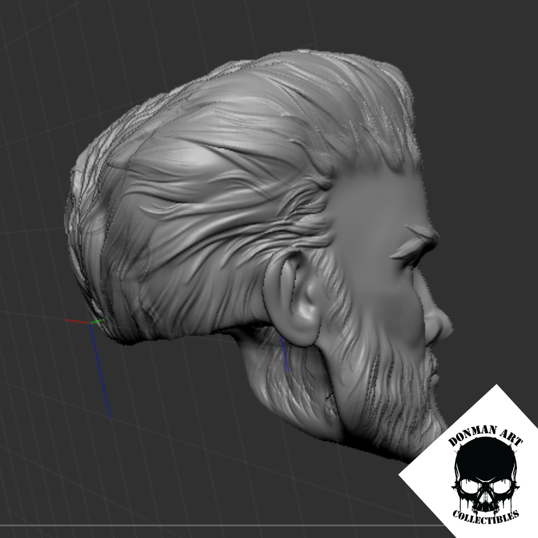 The General Head for 6 inch action figures・ STL File for ・Cults