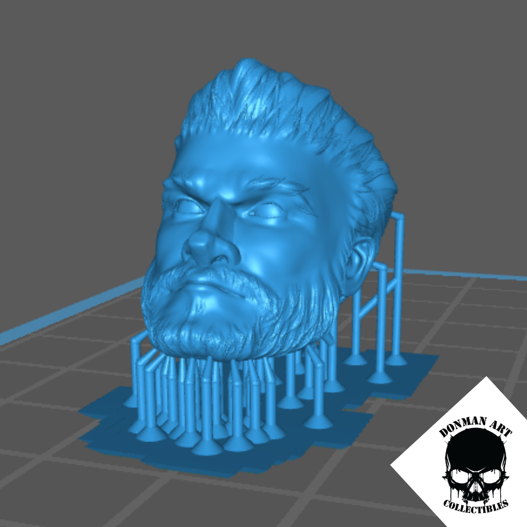 The General Head for 6 inch action figures・ STL File for ・Cults