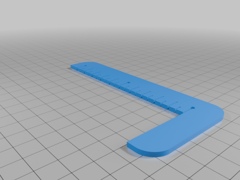 📏 Simple CG Ruler for RC Planes・Free 3D File for ・Cults