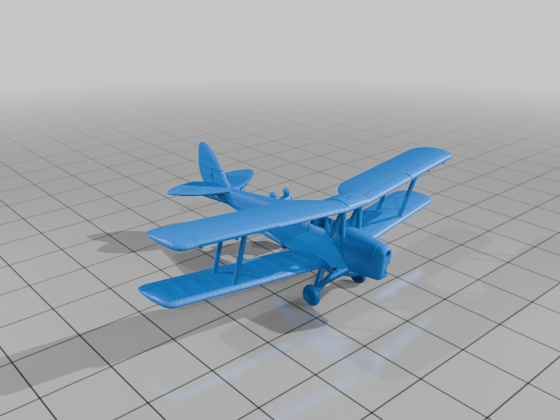 模型飛行機DH82 Tiger Moth & DHC-2BEAVER 🐅 Tiger Moth DH82 (1/144) + Woggle!・Free 3D File for ・Cults