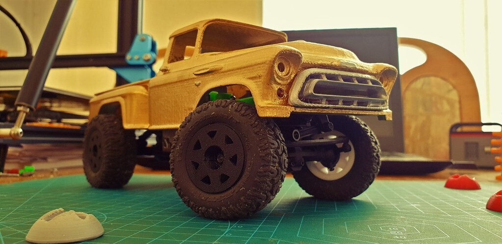 🚁 Custom 1955 Chevy 3100 for SCX24 1/24・Free STL File for