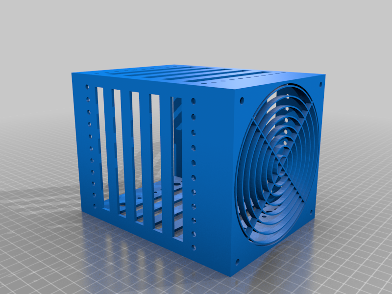 Free STL file Raspberry pi stack with 120 mm fan 🔧 (SCAD)・Model to ...