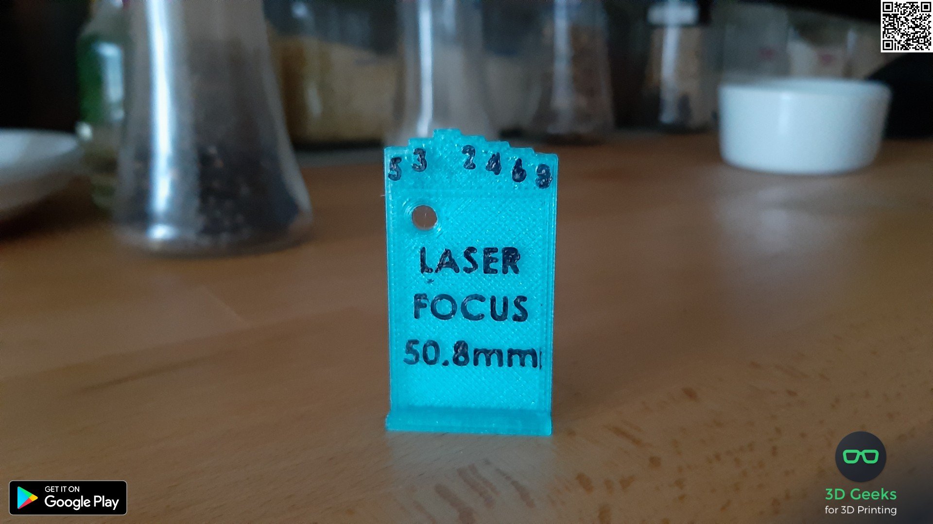 3D printable K40 Laser focus gauge・Cults