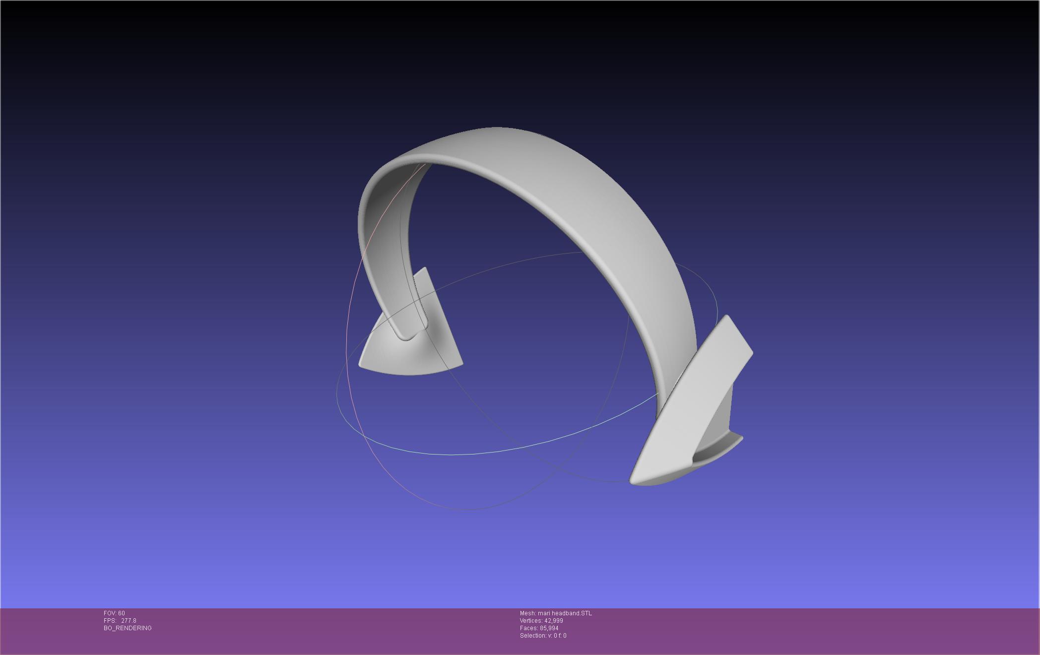 STL file Evangelion Rebuild Mari Headband Printable Model 3D print ...