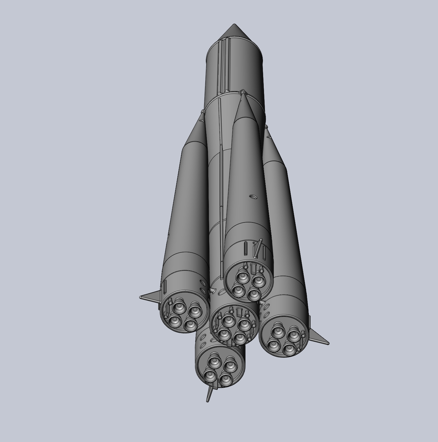 🚀 Sputnik Launcher Rocket・ STL File for ・Cults