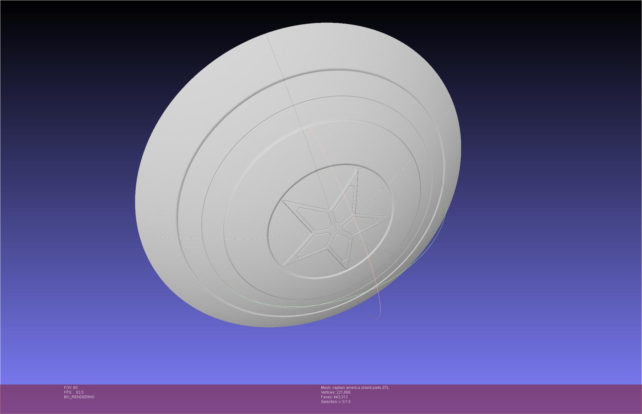 STL file Captain America Shield Printable Assembly 🛡️ (OBJ, DXF, and ...
