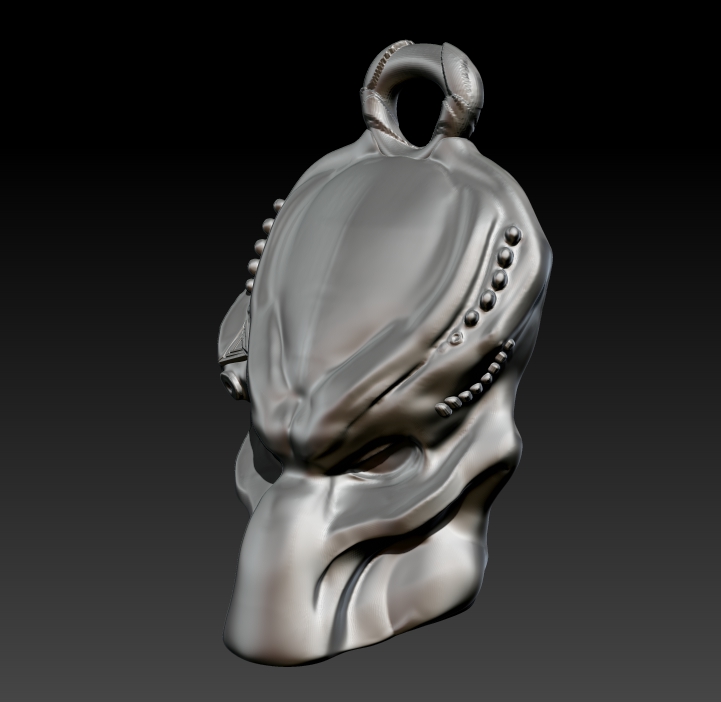 🗝️ PREDATOR KEYCHAIN・Free OBJ File for ・Cults