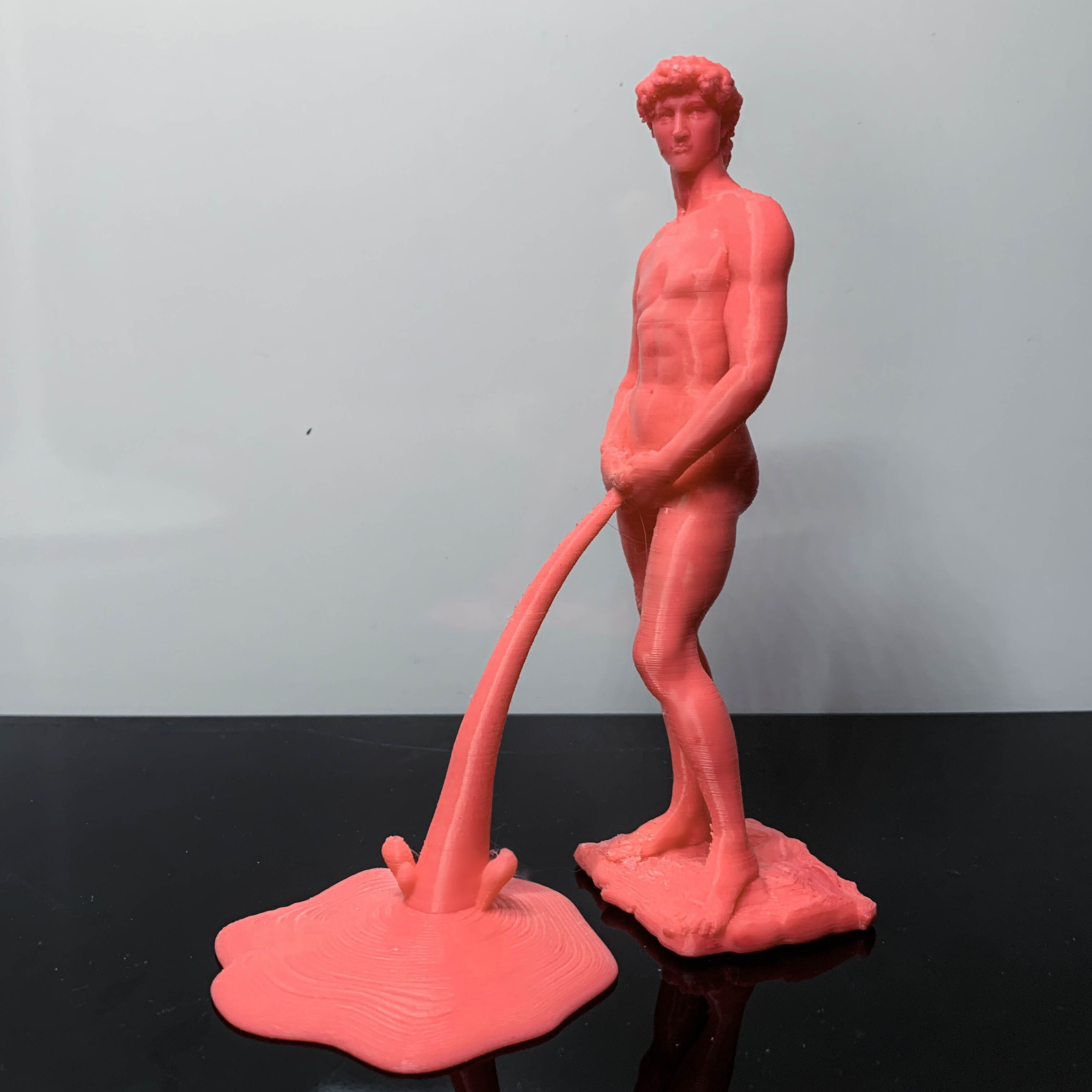 David Pee ✡️ peeing david・ 3D File for ・Cults