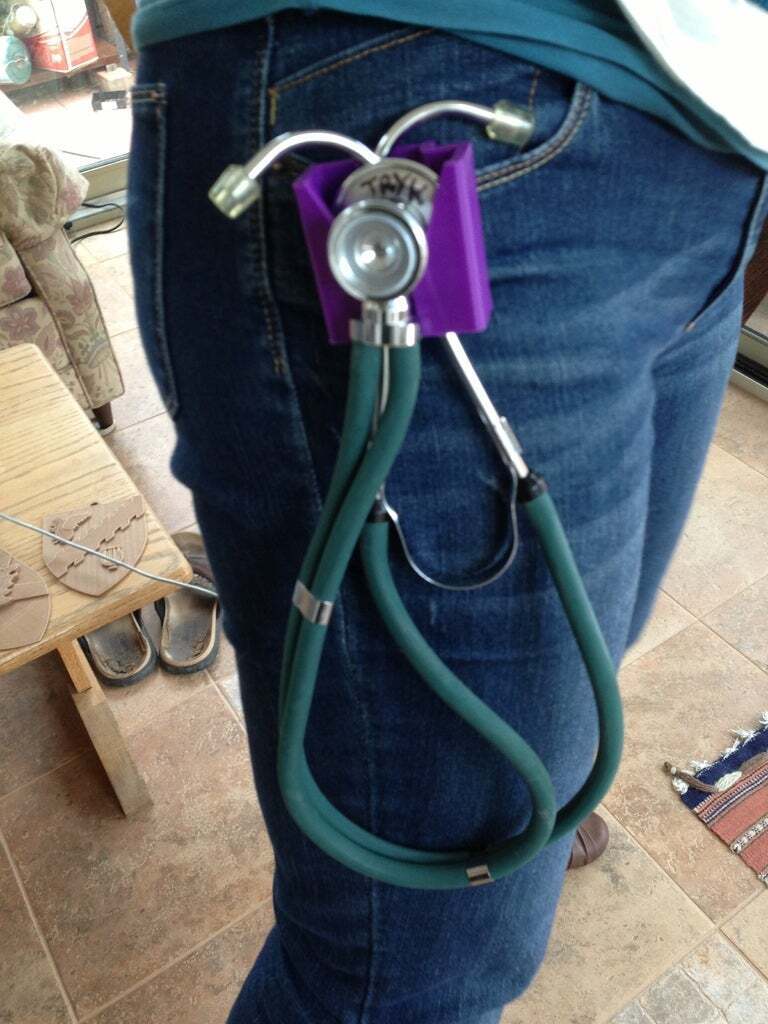 Free STL file Stethoscope hip clip 🩺 ・3D printing design to download・Cults