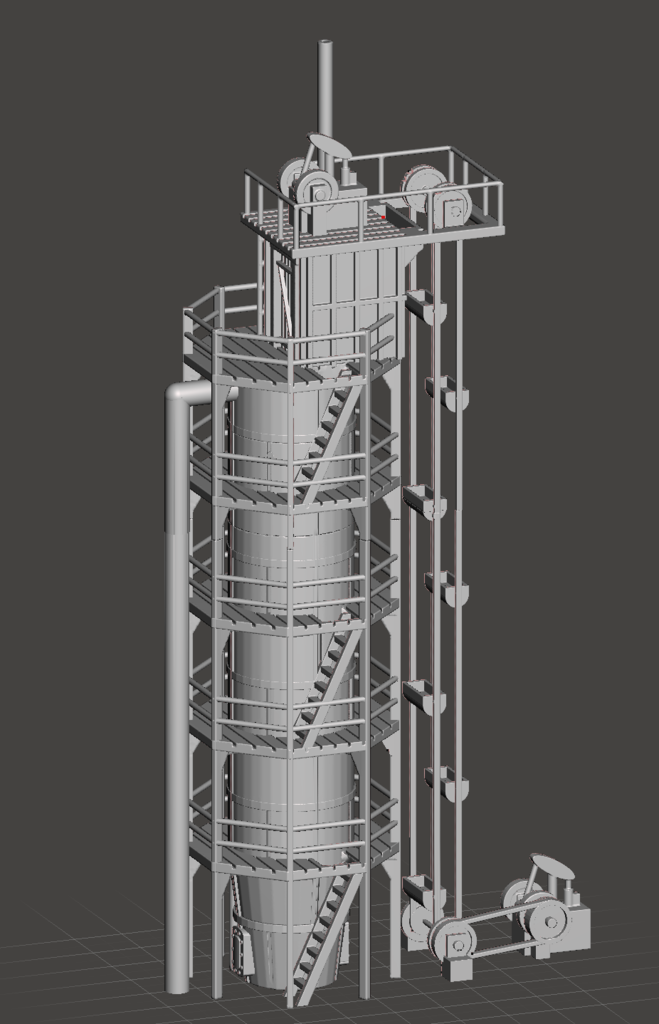 🏗️ 1-100 Lime Kiln・Free 3D File for ・Cults