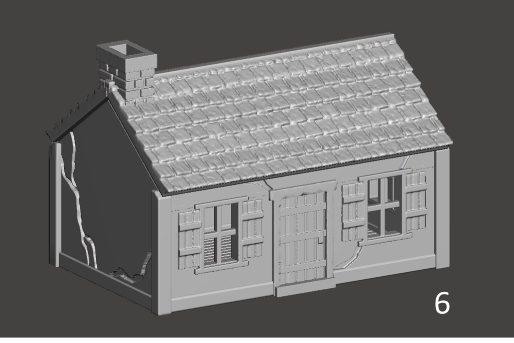 Berlin Immeuble D'angle – Décor 3D Imprimé Pour Wargame – Bolt Action – WWII – Neuf